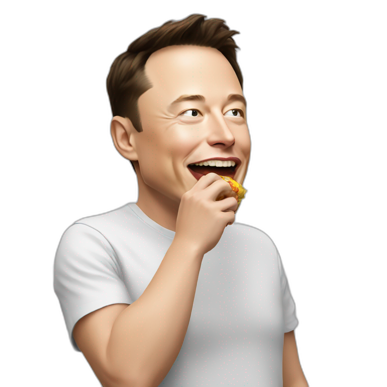 Elon musk eat emoji