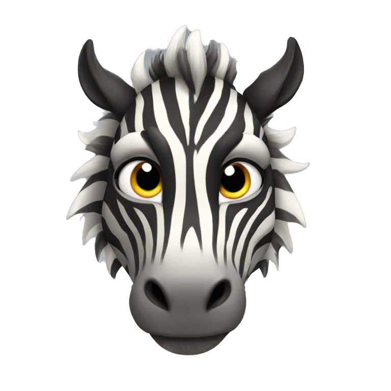 dragon that looks like zebra emoji