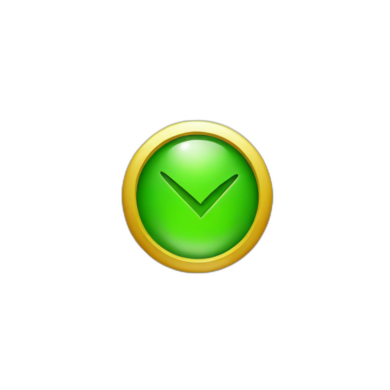 Verified green tick emoji