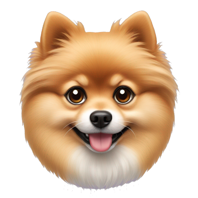 Pomeranian small dog emoji