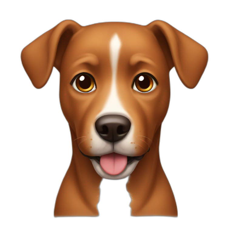 Brown doggie emoji