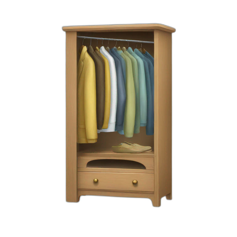 wardrobe emoji | AI Emoji Generator