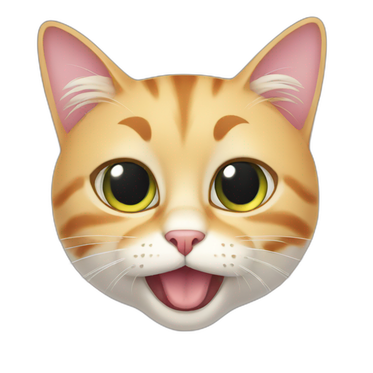 Cat hungry  emoji