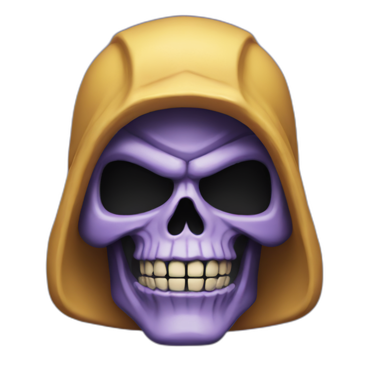 skeletor toy figure emoji