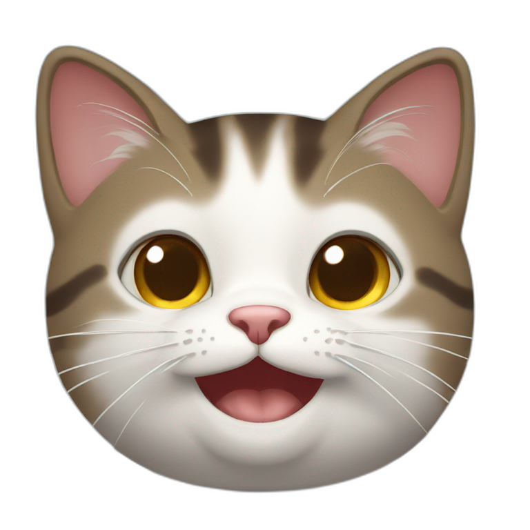 Happy happy happy cat emoji