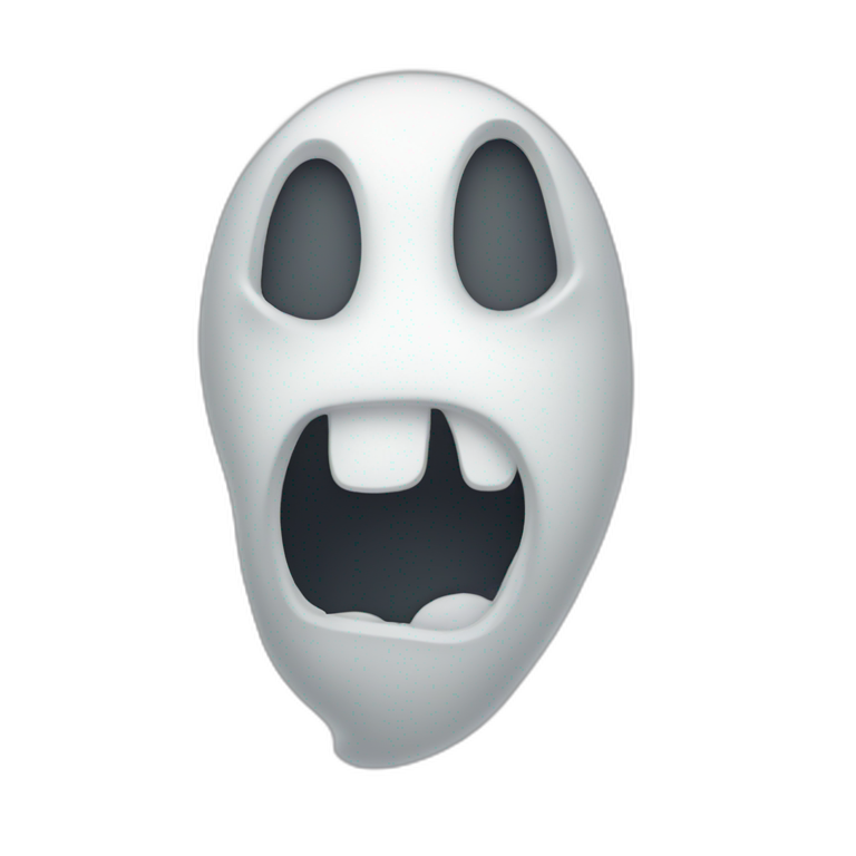 ghost face emoji