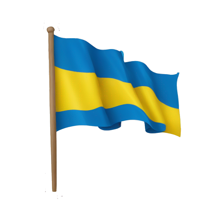 flag of Ukraine with the coat of arms of Ukraine   emoji