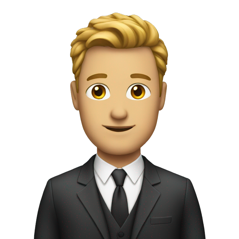 a man in suit emoji
