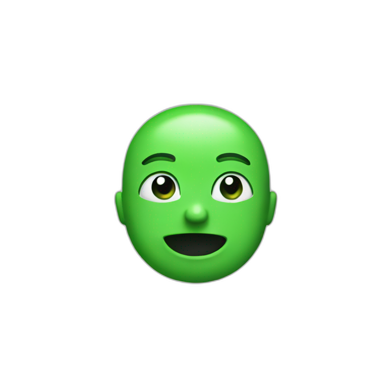 Green emoji