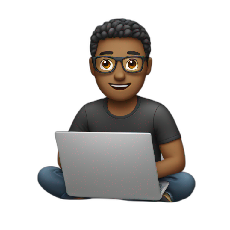 Video editor with laptop  emoji