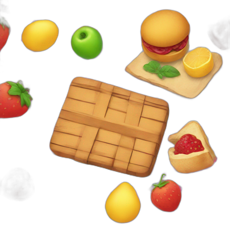 picnic mat emoji
