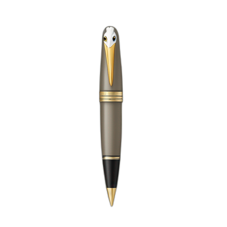 Pelican fountain pen emoji