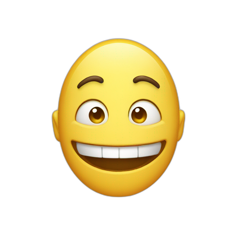 Crazy smile face emoji