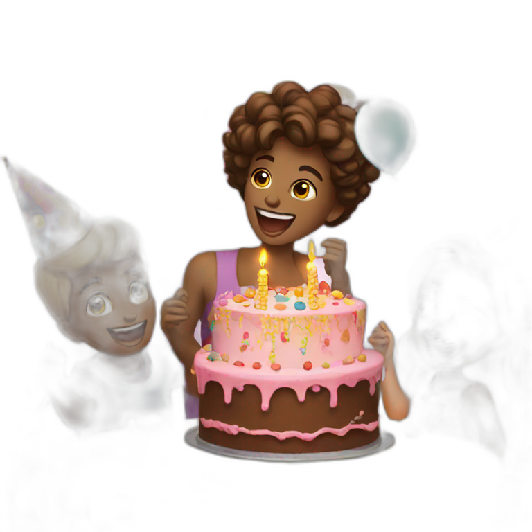 happy birthday party emoji