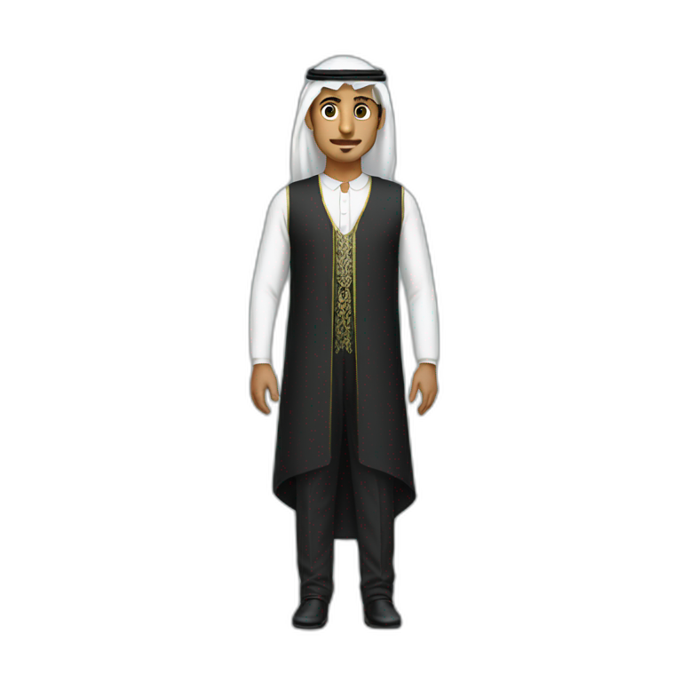 Saudi formal dress man emoji