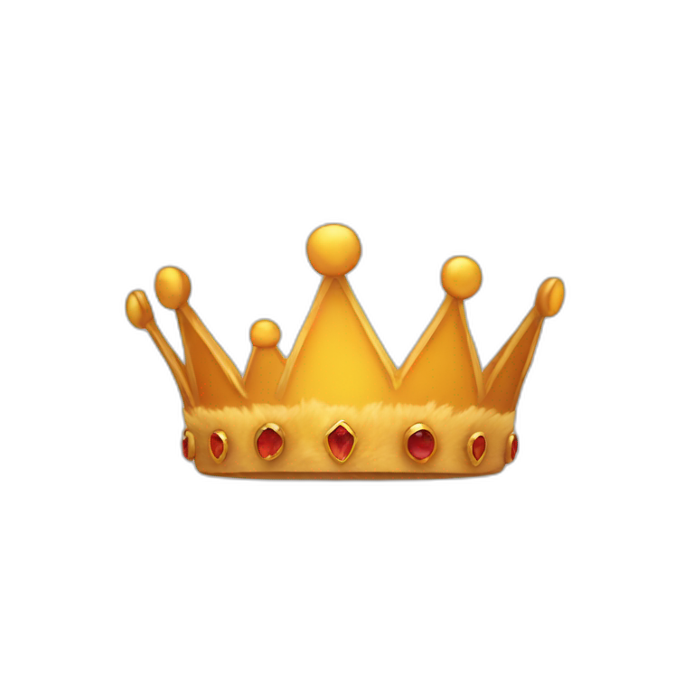 Lion king crown emoji