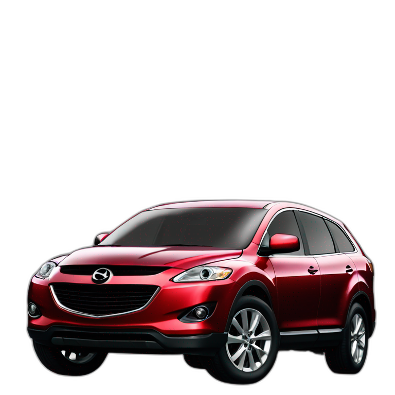 Mazda-CX9-2008-red emoji