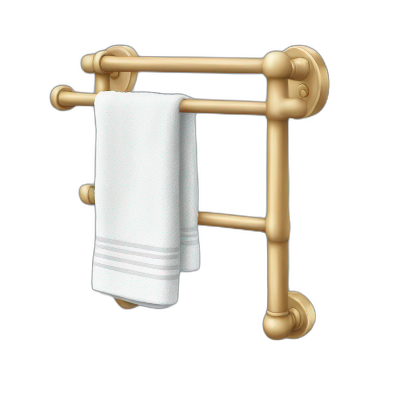 a towel rack emoji