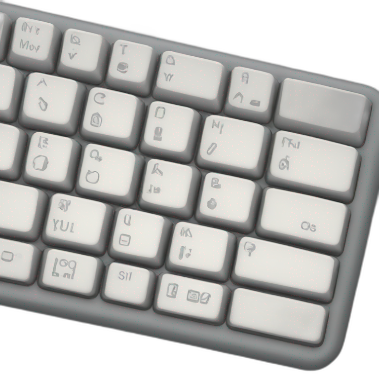 a computer keyboard typing on a computer keyboard emoji