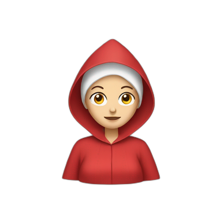 Handmaids tale only head from front emoji