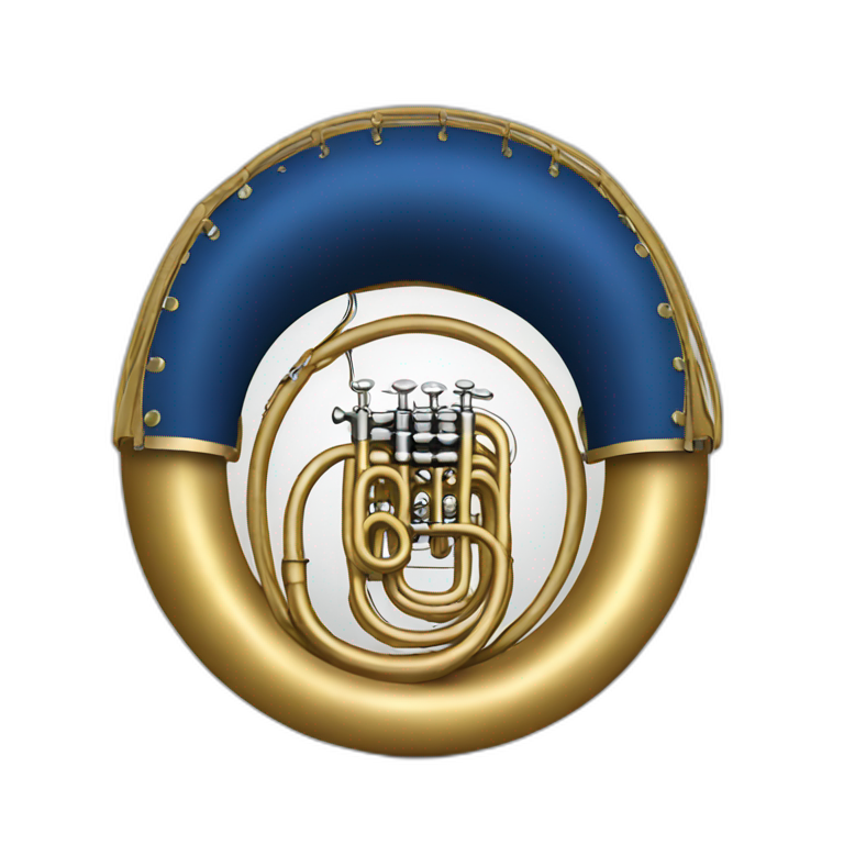 Sousaphone front view emoji