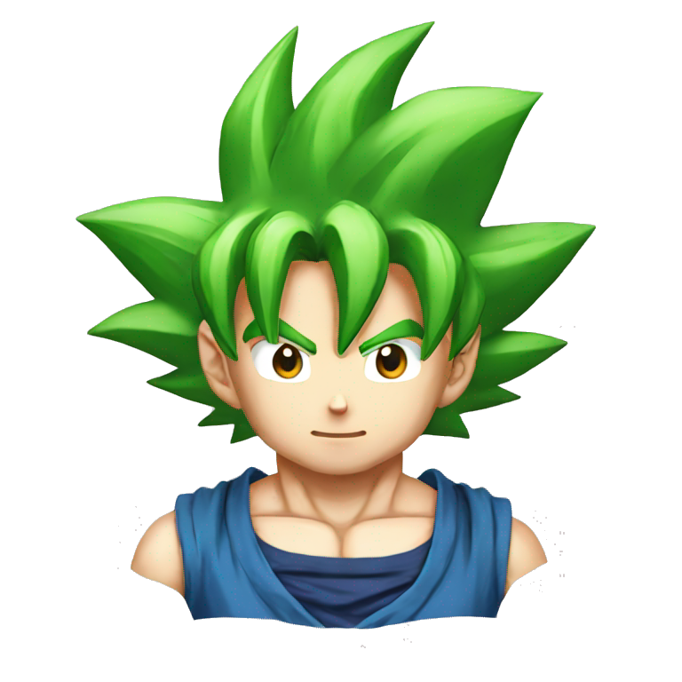 Goku verde emoji