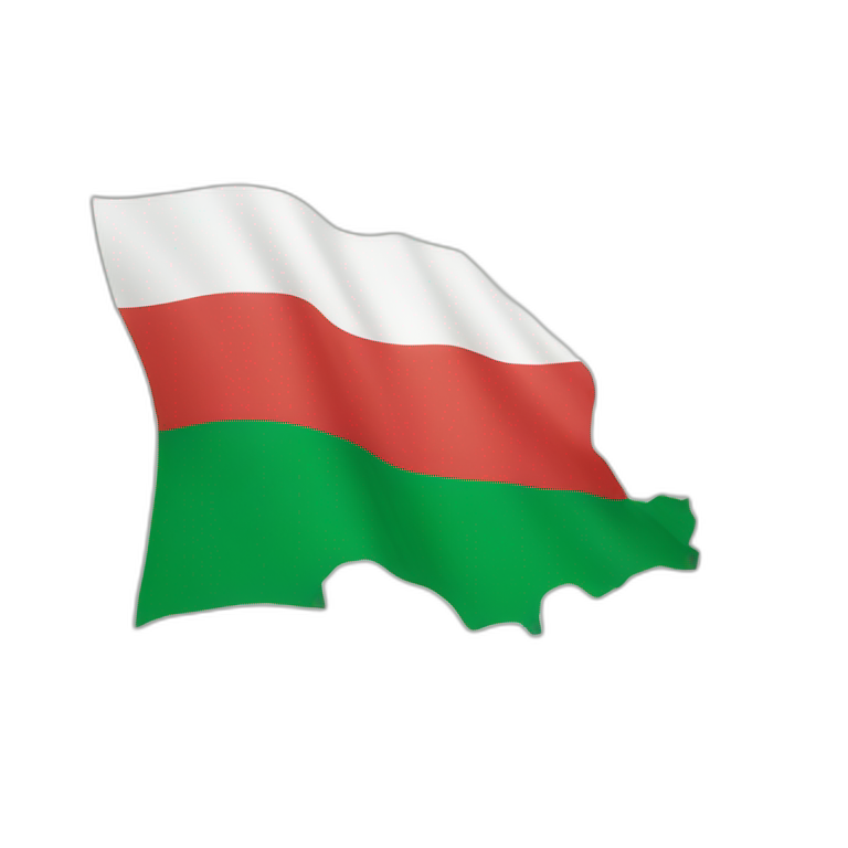 Bulgaria flag shape map emoji