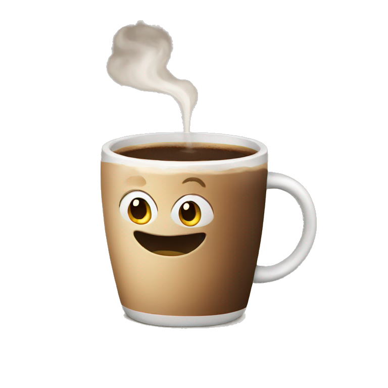 coffee drinking emoji