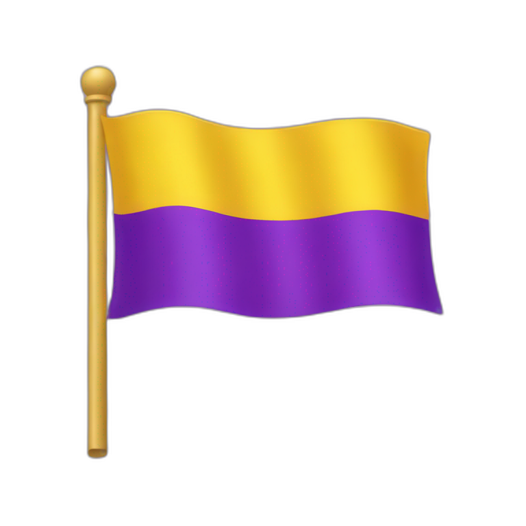 flag red yellow and purple emoji