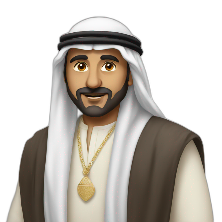 Rich sheikh emoji