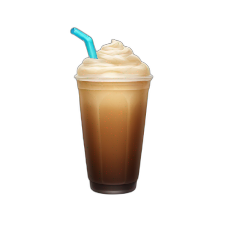 Ice coffee for gay  emoji