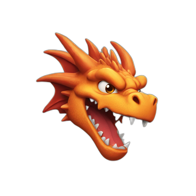 Angry dragon emoji