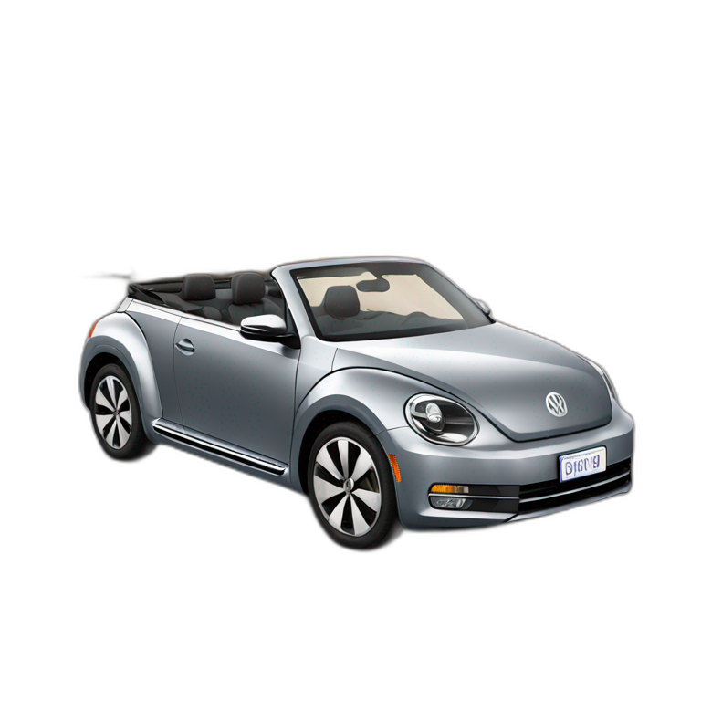 Grey 2013 VW Beetle Convertible  emoji