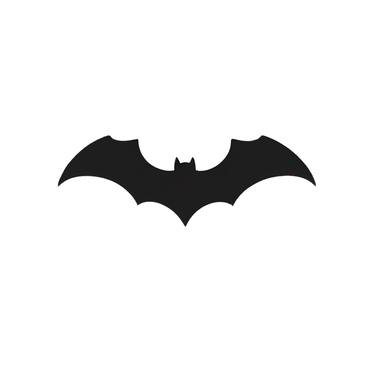 Minimal Bat signal signal by itself emoji