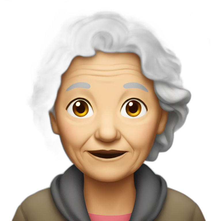 an old woman  emoji