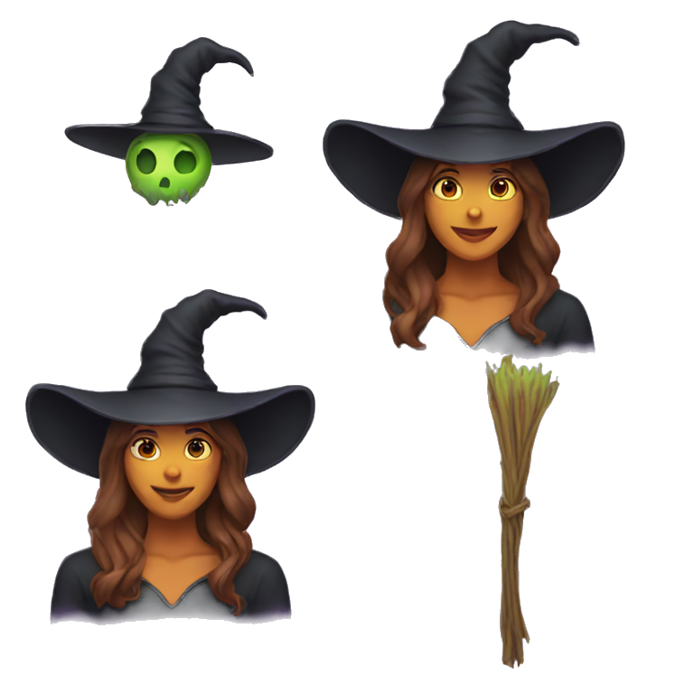 witch the same emoji