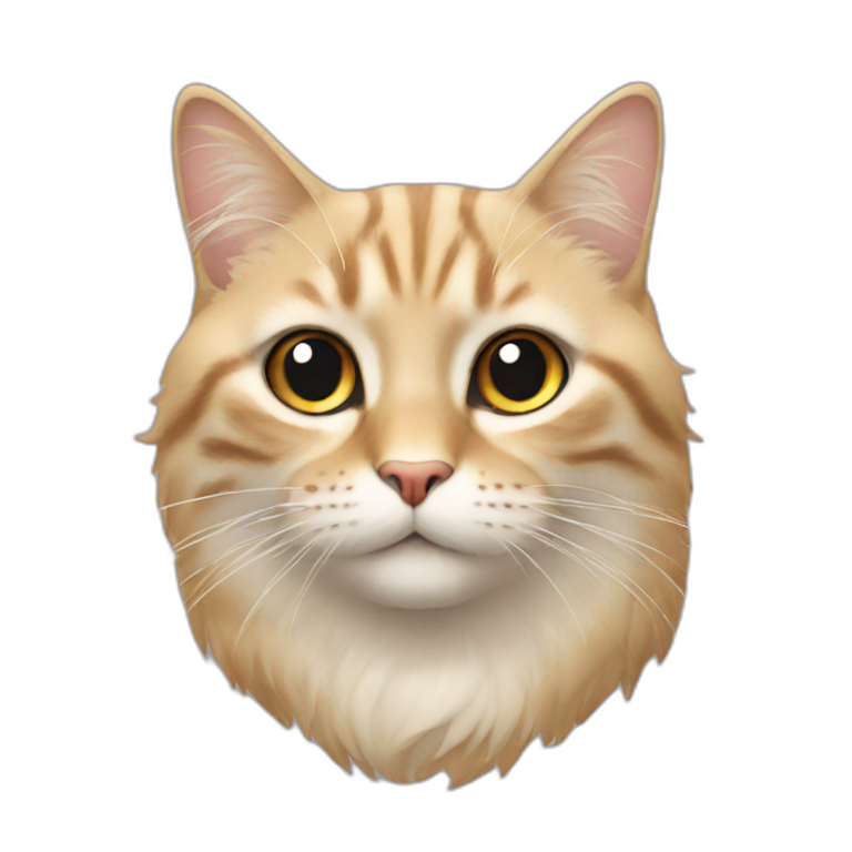 chat sur un chat emoji
