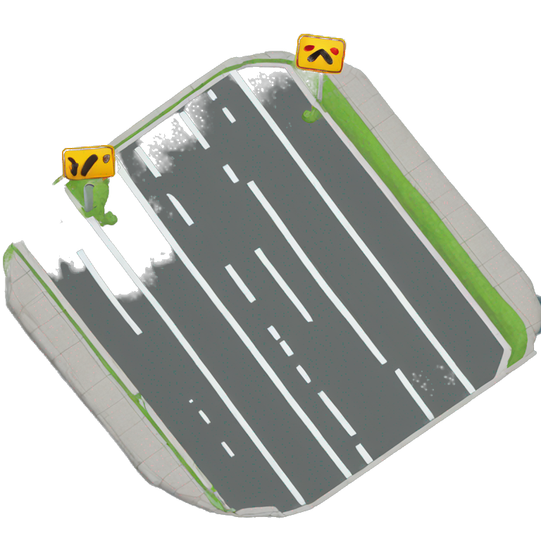 road bump sign emoji