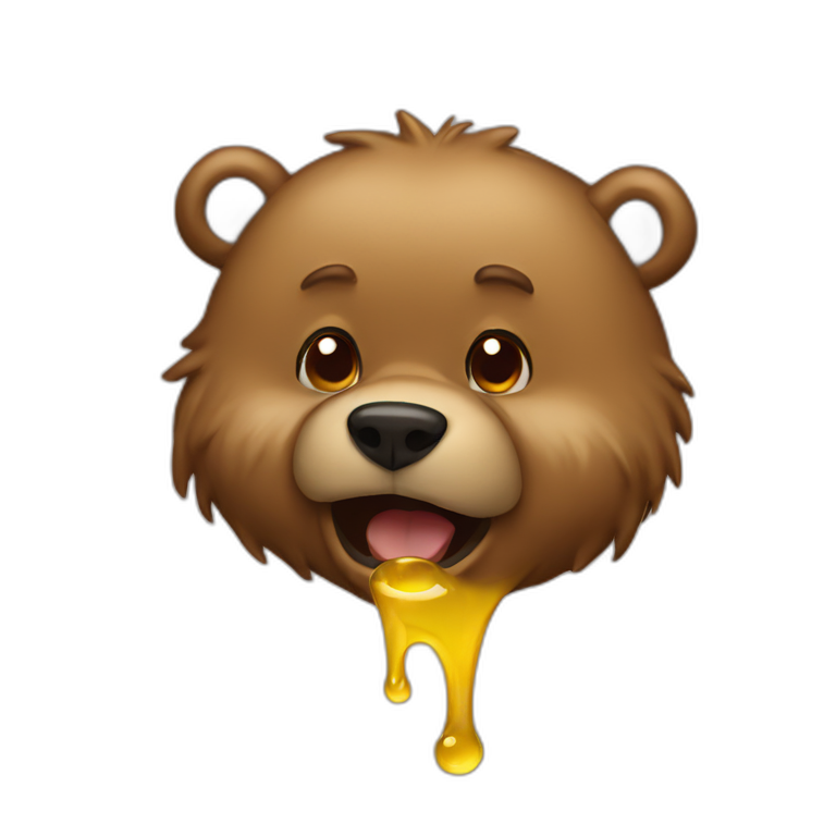 bear piss emoji