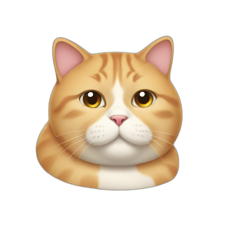 obese cat emoji