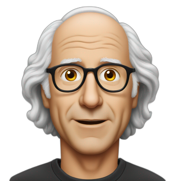 Larry David realistic emoji