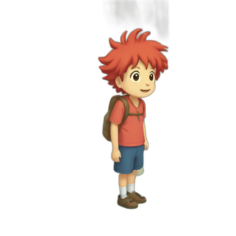 Ponyo on the Cliff by the Sea emoji