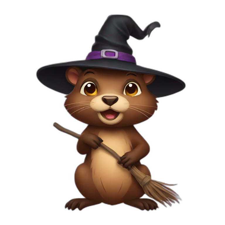 witchy beaver emoji