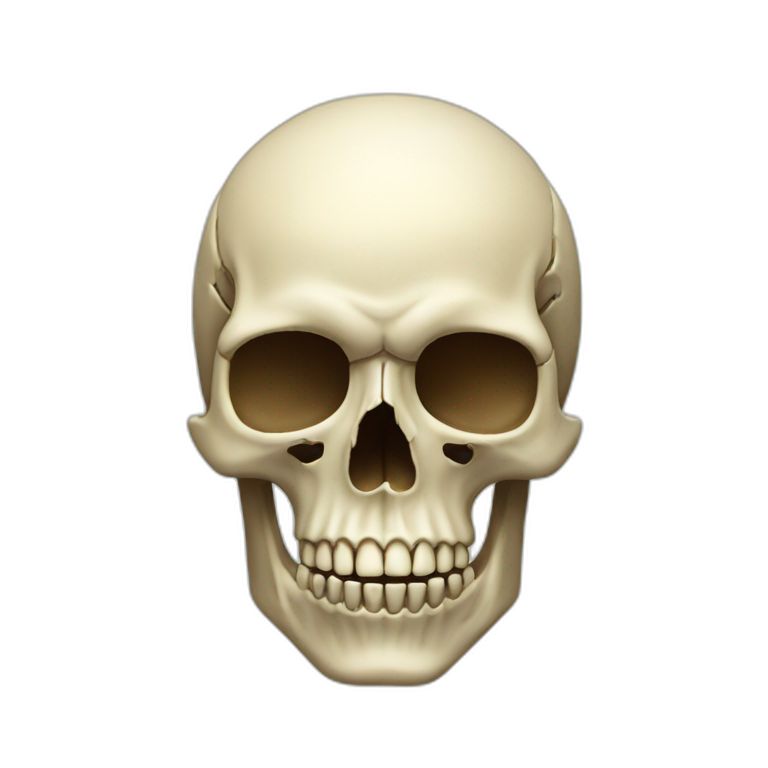 alive skull emoji