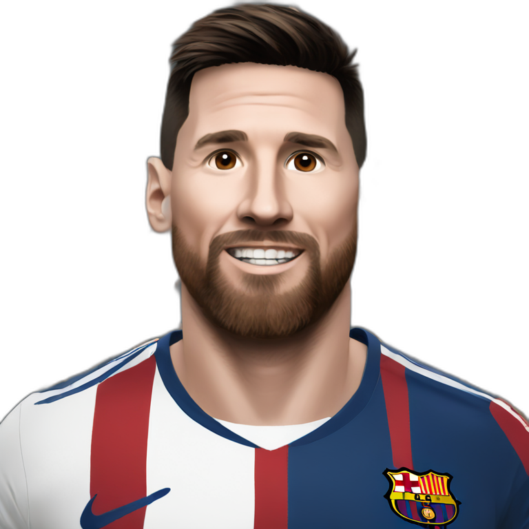Messi fan wearing a ronaldo jersey  emoji