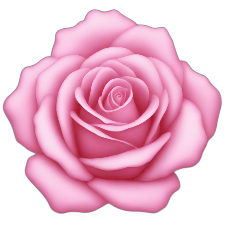 Rose blank pink emoji