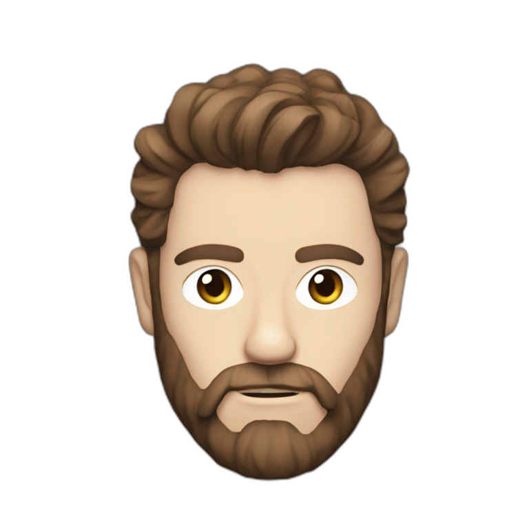 chet faker with his hair down emoji