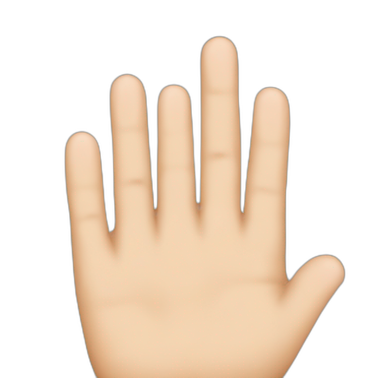 your hand in your nose emoji