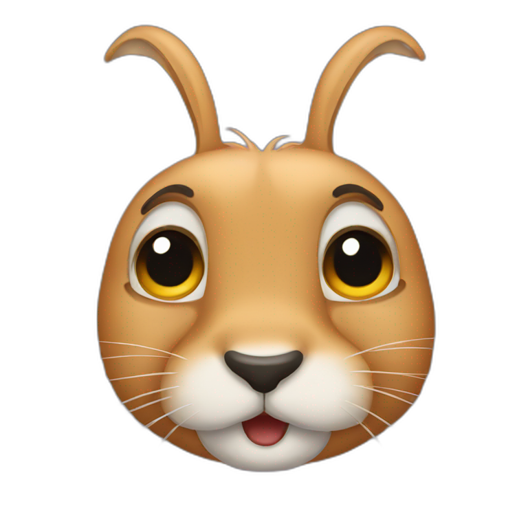 Hare emoji, crying emoji emoji