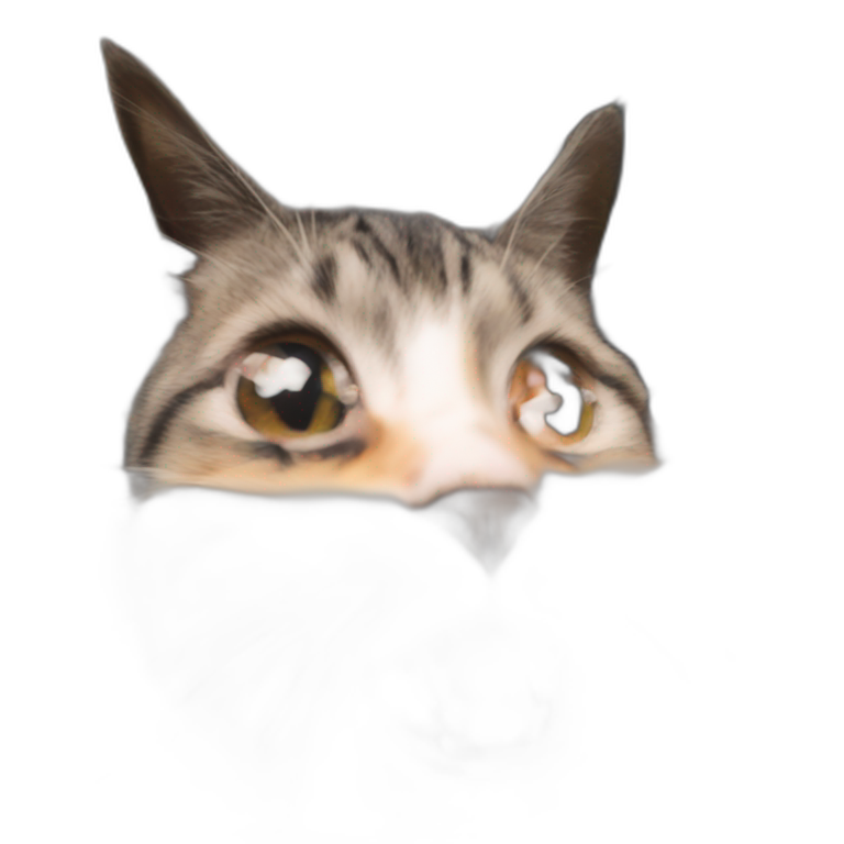 blurry cat indoors meme emoji